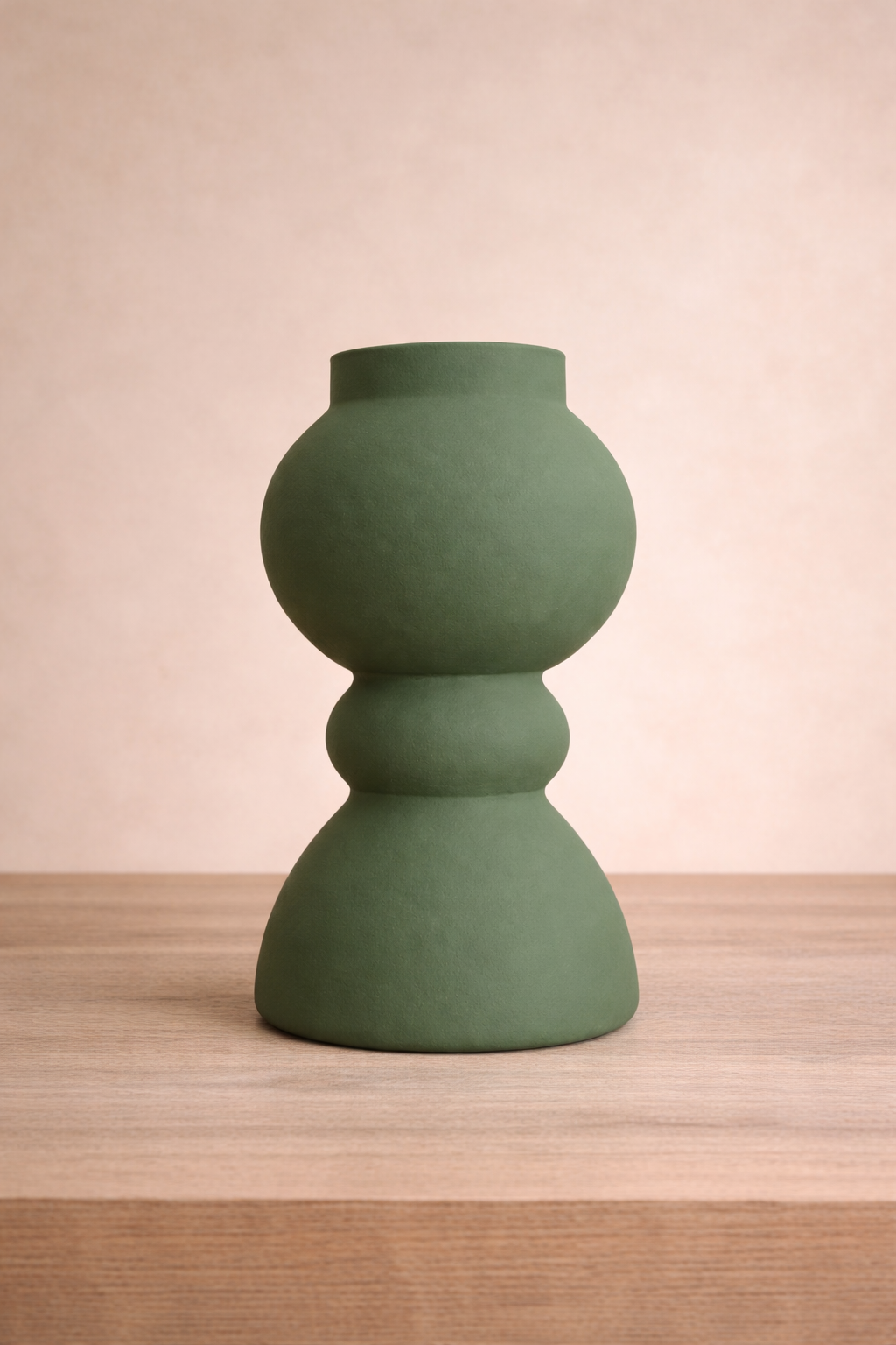 Sage Green Sculptural Vase