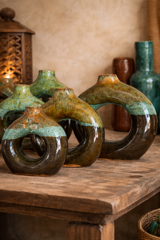 Atlas Loop Ceramic Vase