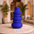 Majorelle Blue Sculptural Vase