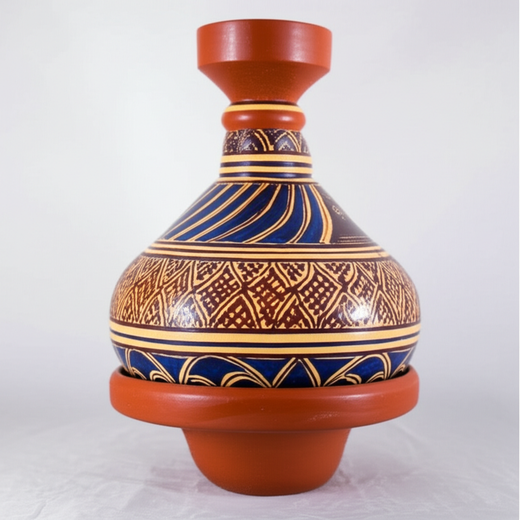 Cache-pot marocain en poterie